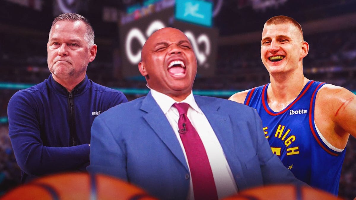 Nuggets Michael Malone and Nikola Jokic with Charles Barkley amid series with Timberwolves