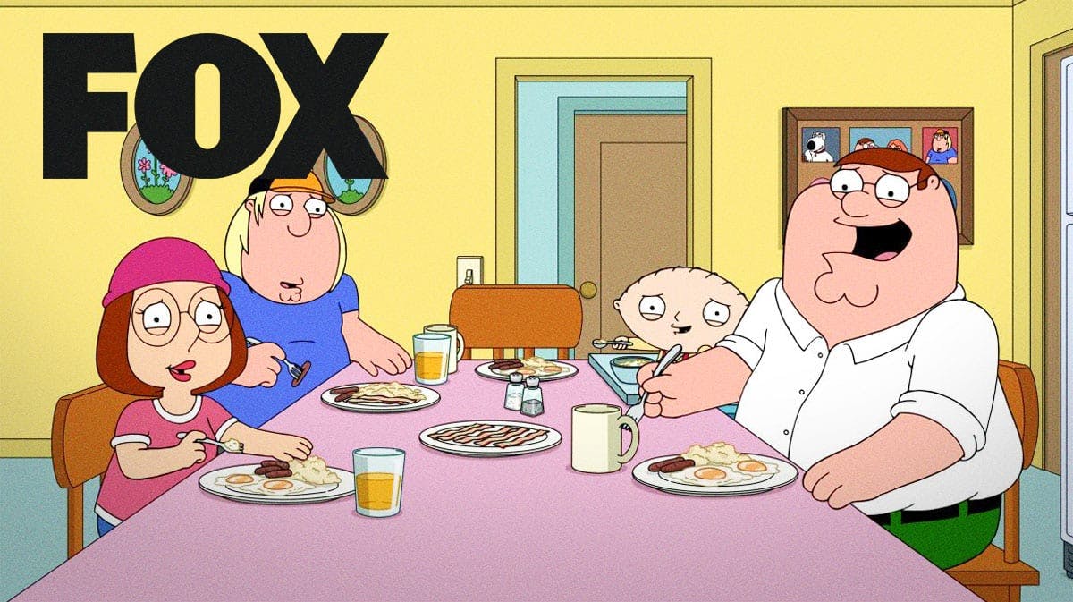 Family Guy with Fox logo.