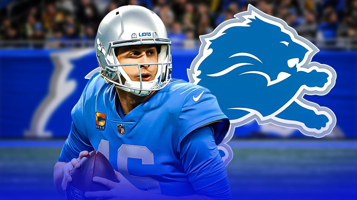 Lions quarterback Jared Goff stands in front of contract, NFC North reporters