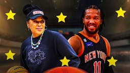 South Carolina’s Dawn Staley steals show at Knicks-Sixers Game 4