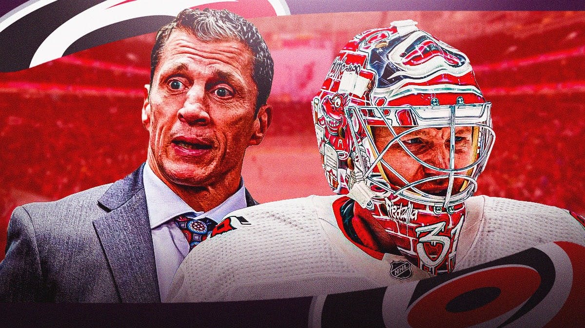 Carolina head coach Rod Brind'Amour hopes his goaltending will not become an issue for the Hurricanes