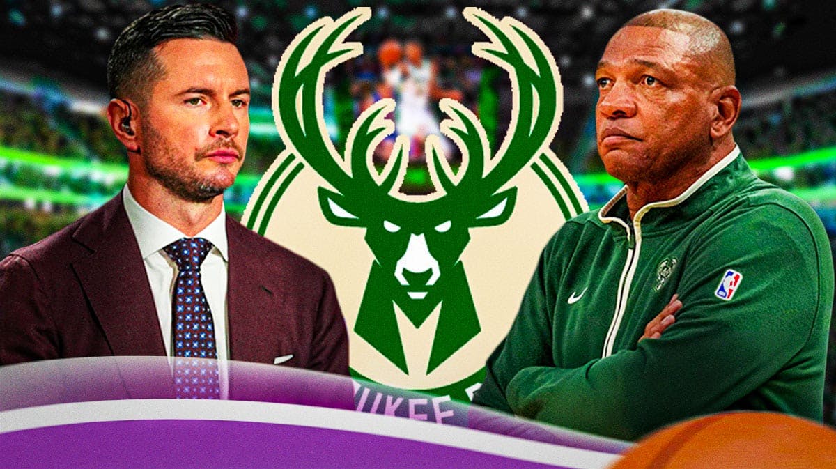 Bucks' Doc Rivers stands across from JJ Redick reacting to accountability comments