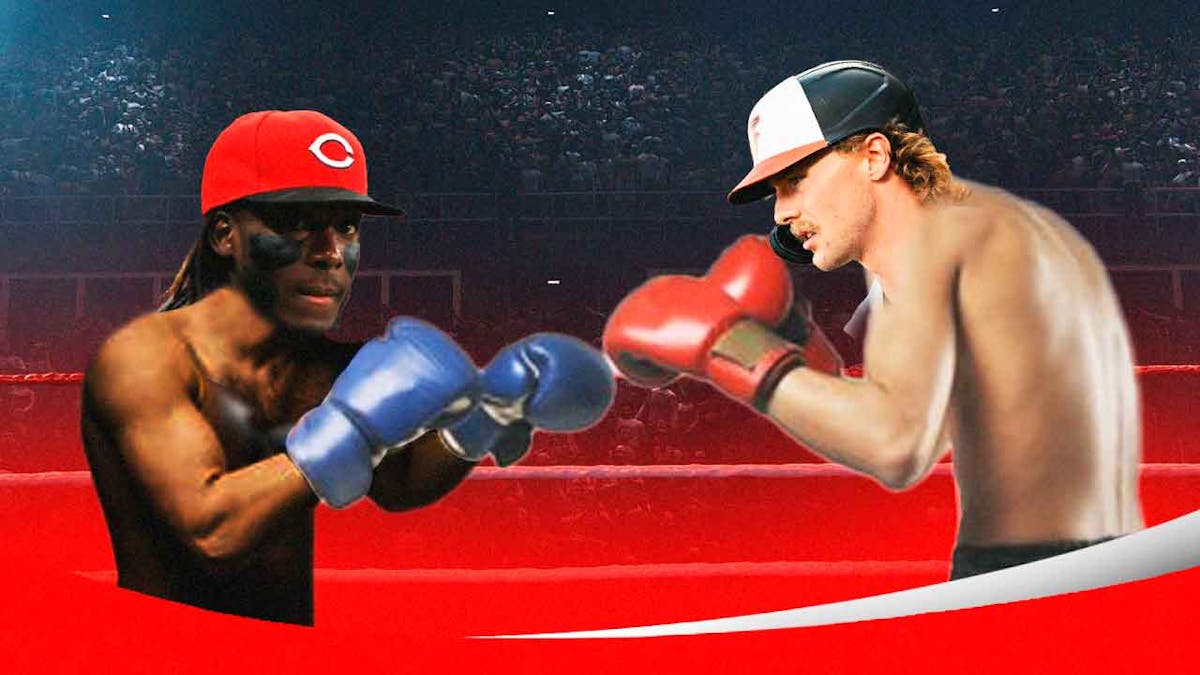 MLB stars Elly De La Cruz and Gunnar Henderson boxing