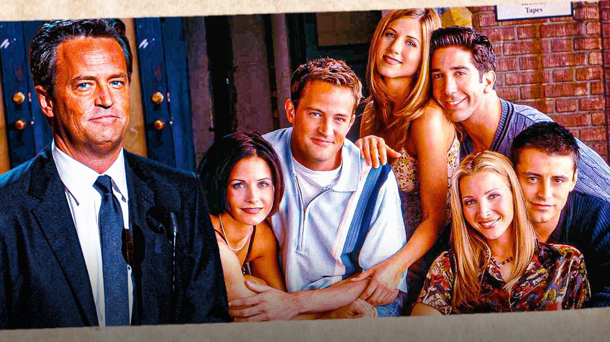 Matthew Perry and the cast of Friends.