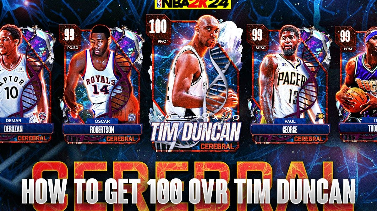 NBA 2K24 Adds 100 OVR Tim Duncan In MyTEAM Cerebral Event
