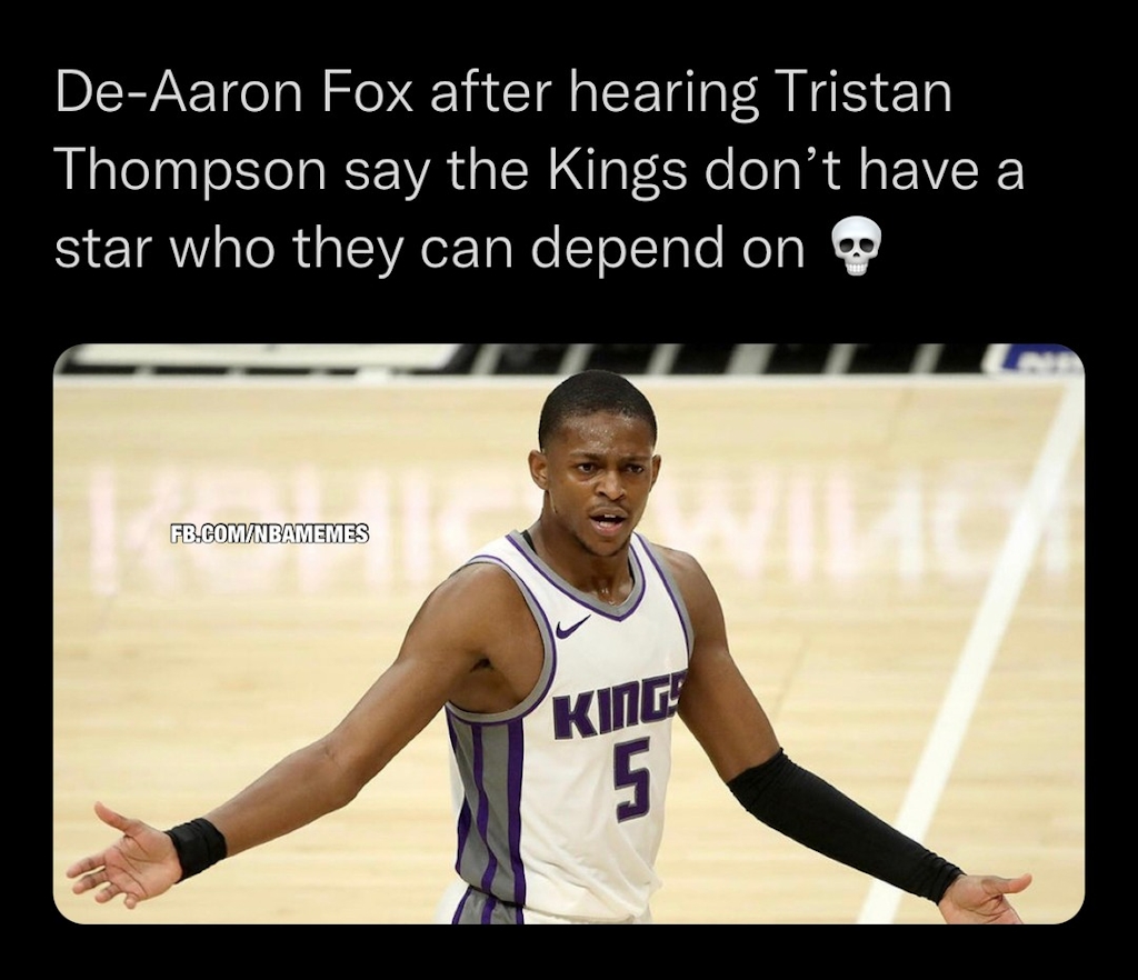 Tristan lowkey dissed Fox there💀

#Fox #Kings #Tristan