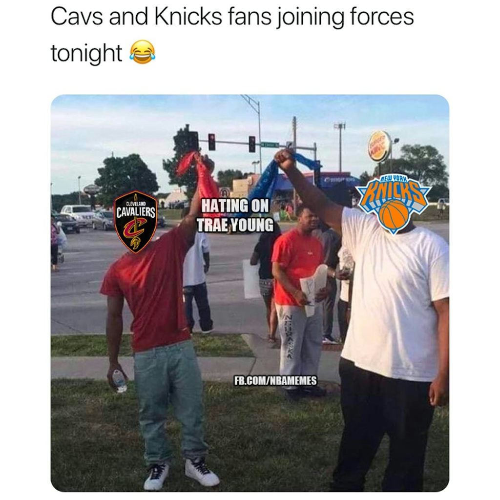 Trae Young has dashed the hopes of yet another team

#TraeYoung #Cavs #Knicks #Hawks #nbamemes