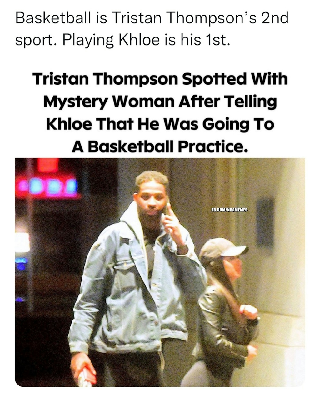 He’s always in the news for everything but basketball 😂 

 #tristanthompson #cavs #celtics