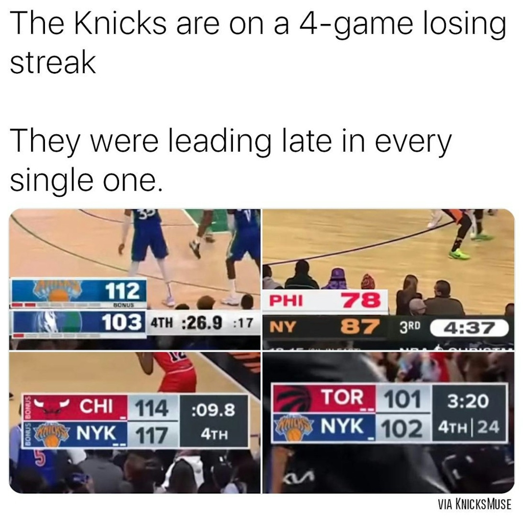 The Knicks just constantly fumbling 💀

#Knicks #NYKnicks #NewYorkKnicks #NBA