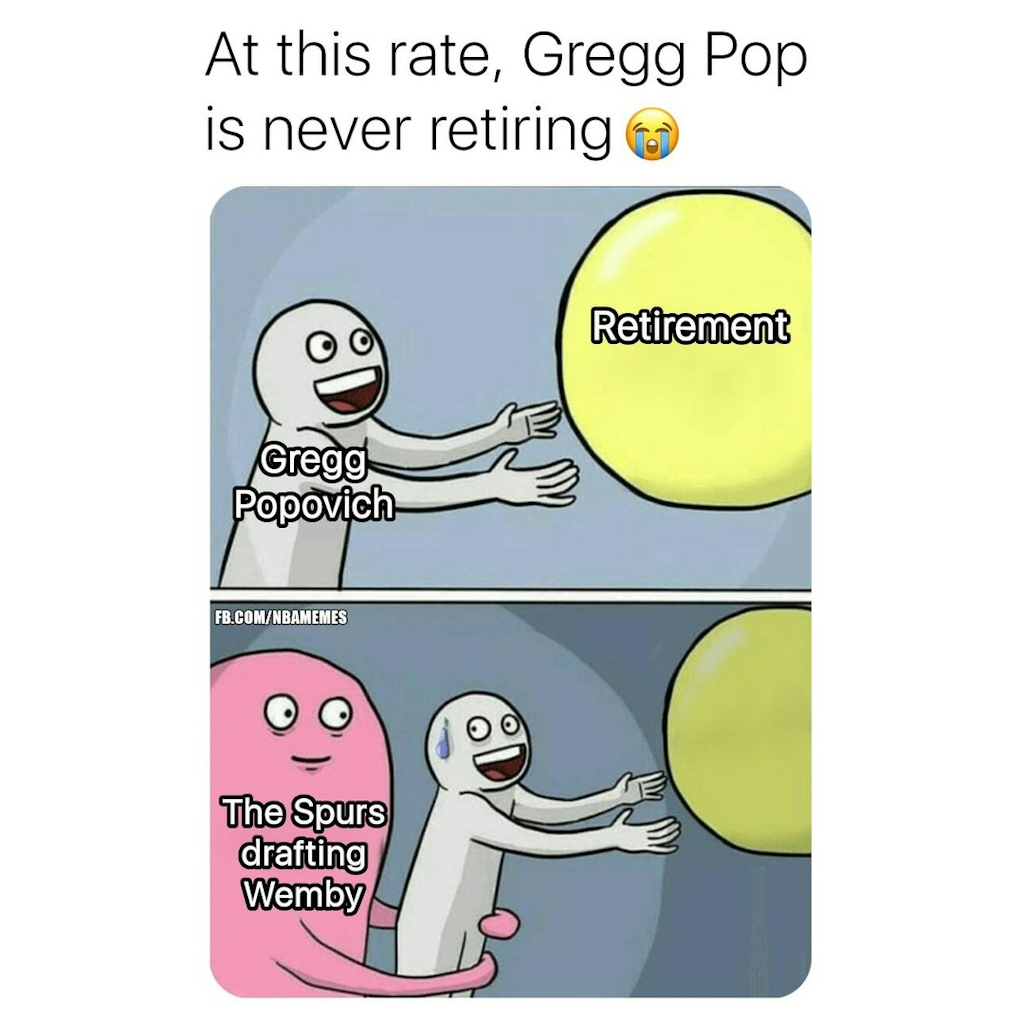 They never letting Pop go 😂

#GreggPop #Popovich #Spurs #Wembanyama