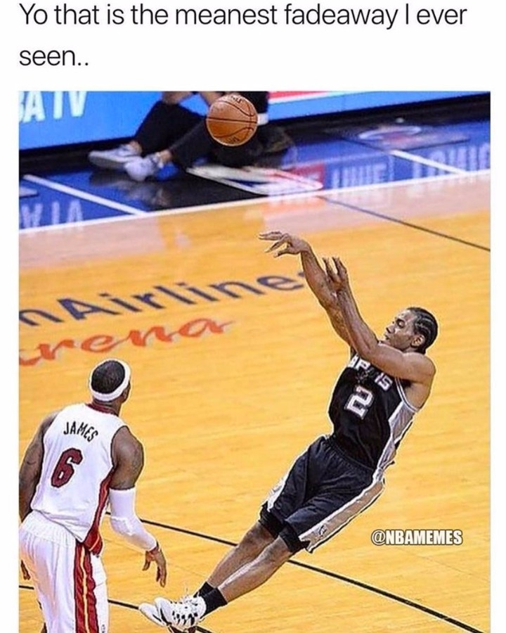 That fade-away though. #SpursNation