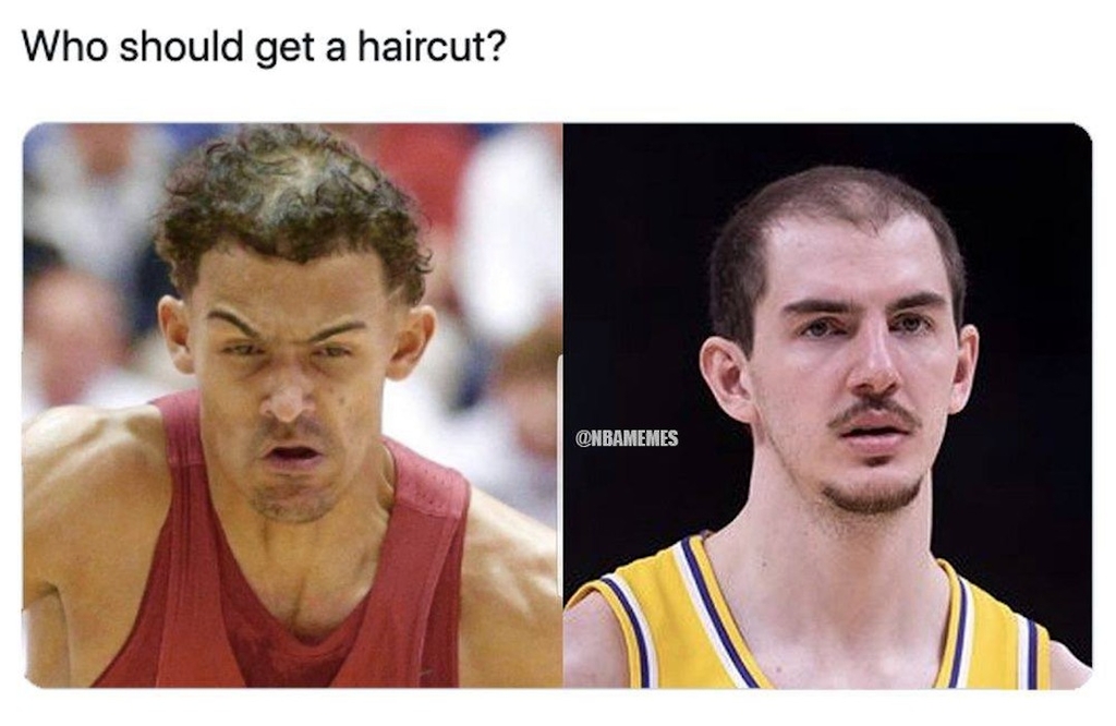 That's a tough one 😂
—
Follow @Nbamemes_Official
—
#lakers #hawks #traeyoung #alexcaruso #caruso
