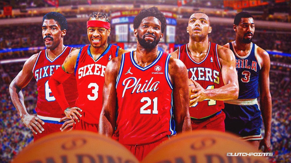 Sixers, greatest players, best players, player rankings, history, Joel Embiid, Charles Barkley, Wilt Chamberlain, Allen Iverson, Julius Erving