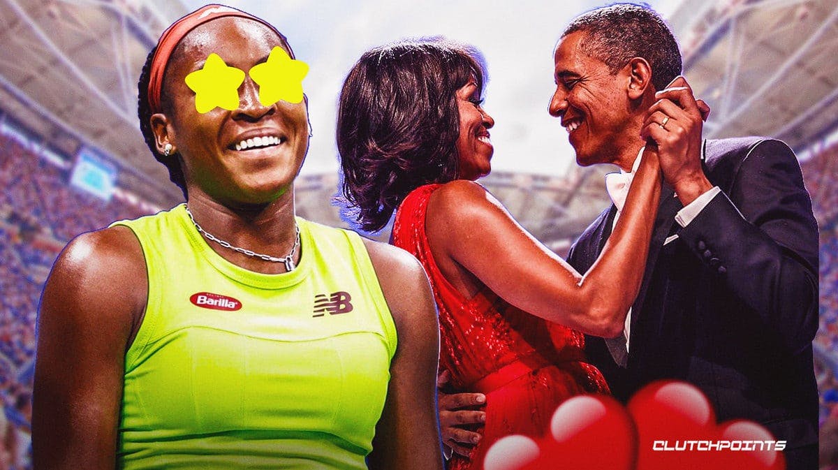 Coco Gauff, Barack Obama, Michelle Obama, US Open