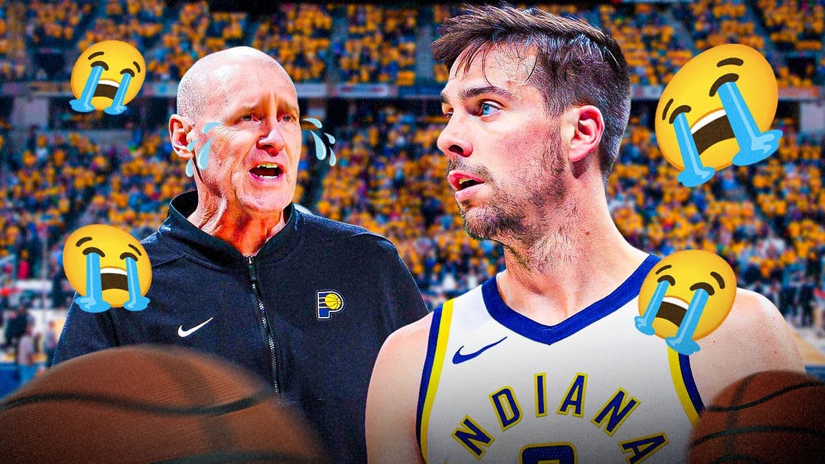 Indiana Pacers head coach Rick Carlisle and TJ McConnell