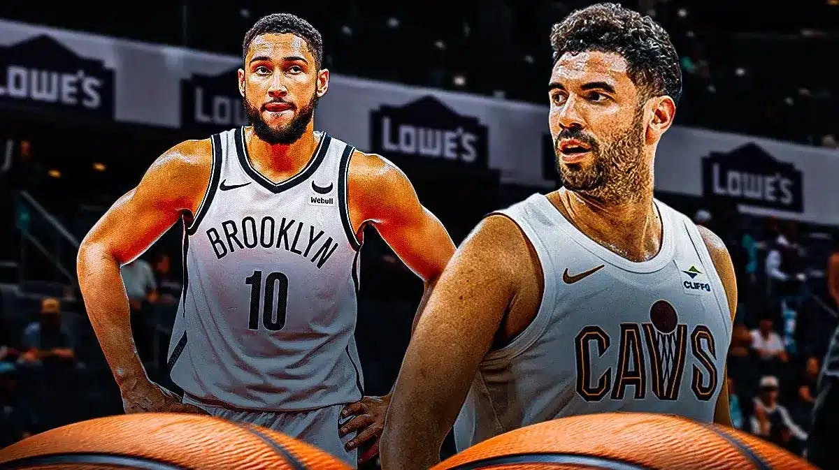 Nets' Ben Simmons and Cavs' Georges Niang