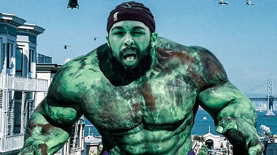 Pelicans' Brandon Ingram as Hulk