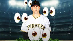 Gary Sanchez in a Pirates uniform. Eyeball emojis all around