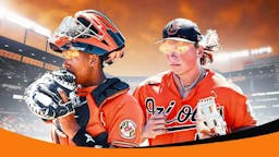 Orioles' Samuel Basallo and Jackson Holliday with fire in their eyes