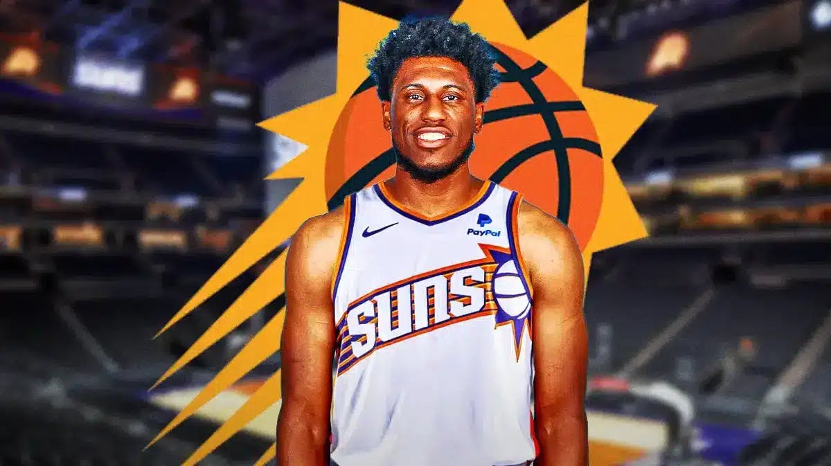 Thaddeus Young in Suns uniform