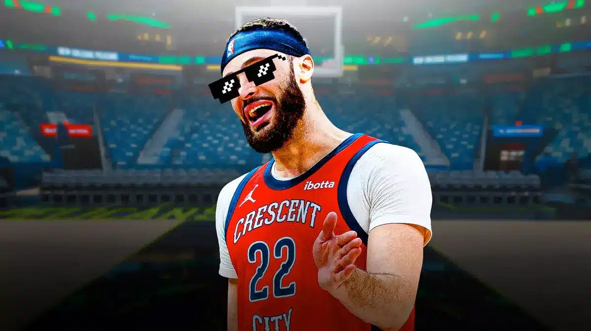 Larry Nance Jr. (Pelicans) looking happy with deal with shades