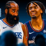 Clippers' James Harden and 76ers' Tyrese Maxey