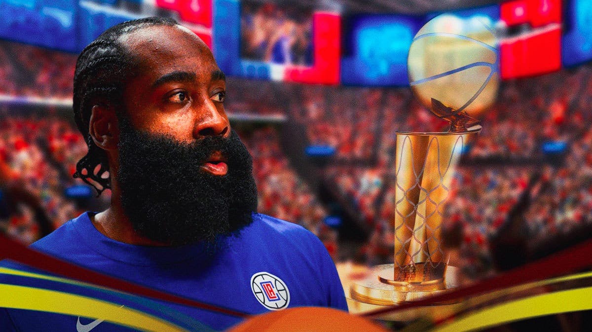 Clippers’ James Harden looking at a vanishing Larry O’Brien trophy
