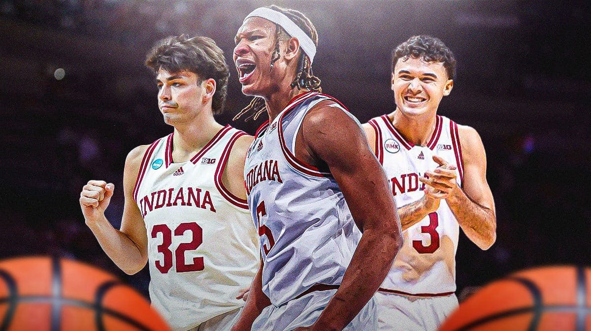 A trio of Indiana Hoosiers, Malik Reneau, Trey Galloway, and Anthony Leal