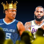 Lakers LeBron James with Grizzlies GG Jackson amid Taylor Jenkins loss
