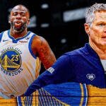Steve Kerr and Draymond Green after Stephen Curry Warriors win over Magic