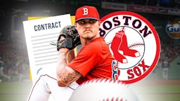 Tanner Houck is waiting on a contract extension with the Red Sox