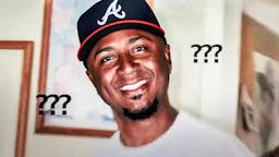 Ozzie Albies of the Braves as the Nick Young meme