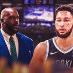 The Brooklyn Nets' Ben Simmons got roasted by Shaquille O'Neal.
