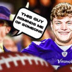 A Minnesota Vikings fan and new quarterback JJ McCarthy