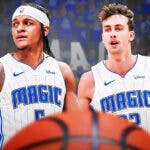 Magic's Paolo Banchero and Franz Wagner