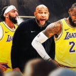 Lakers LeBron James Anthony Davis and Darvin Ham amid loss to Nuggets
