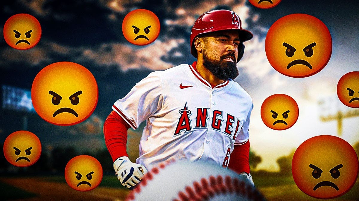 Anthony Rendon with angry emojis all around him
