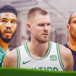 Celtics Kristaps Porzingis amid Joe Mazzulla NBA Playoffs win vs Heat