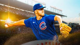 Photo: Jameson Taillon on mound in action in Cubs jersey
