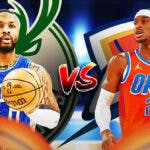 [NBA playoff picture] Bucks' Damian Lillard vs. Thunder's Shai Gilgeous-Alexander