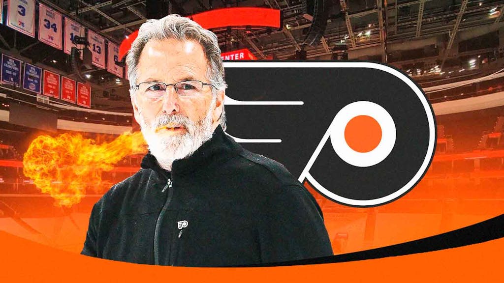 Flyers coach John Tortorella venting before the Stanley Cup Playoffs.
