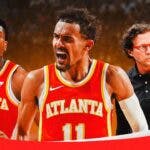 Hawks' Trae Young, De'Andre Hunter, and Quin Snyder all angry