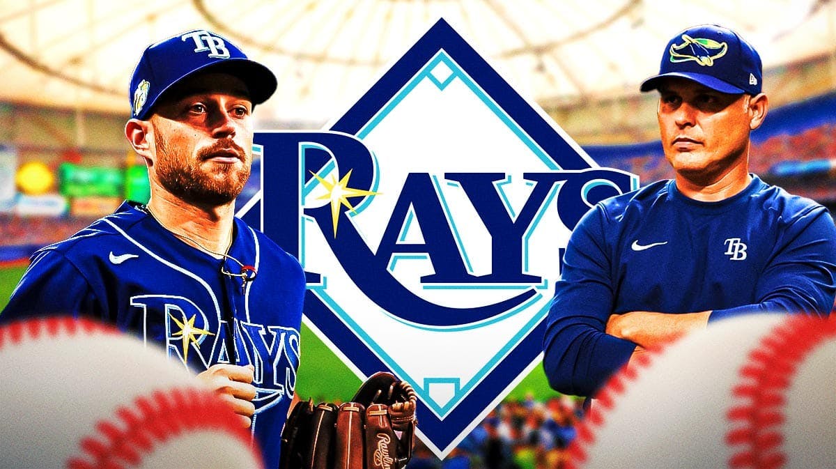 Rays Kevin Cash and Brandon Lowe