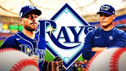 Rays Kevin Cash and Brandon Lowe