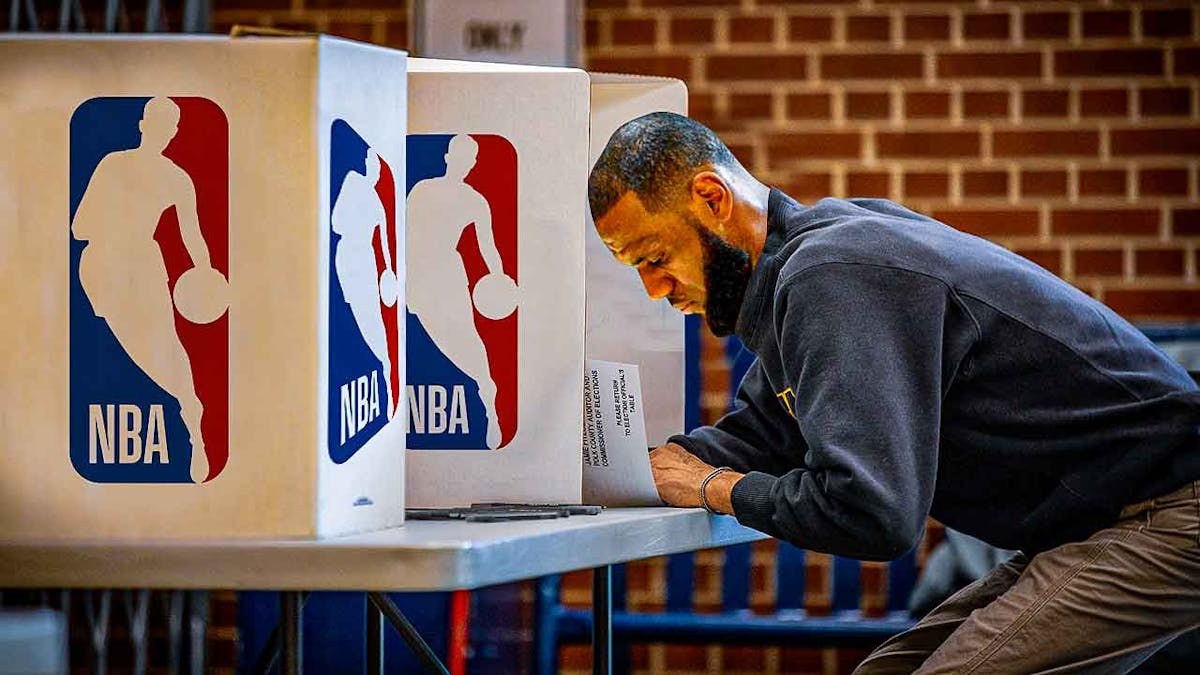 LeBron James (Lakers) as a guy voting