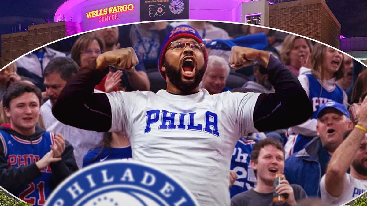 Philadelphia 76ers fans playoffs refs missed call Knicks