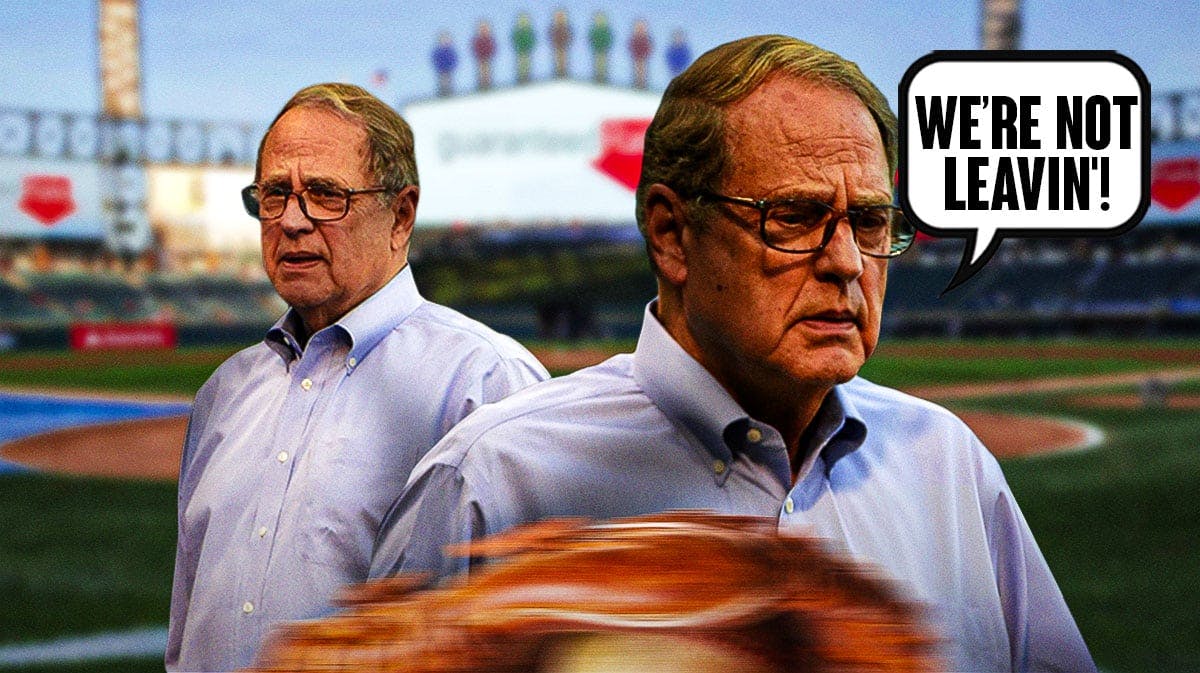 White Sox owner Jerry Reinsdorf saying "we're not leavin'!"