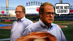 White Sox owner Jerry Reinsdorf saying "we're not leavin'!"