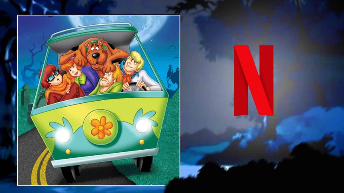 Scooby-Doo poster, Netflix logo