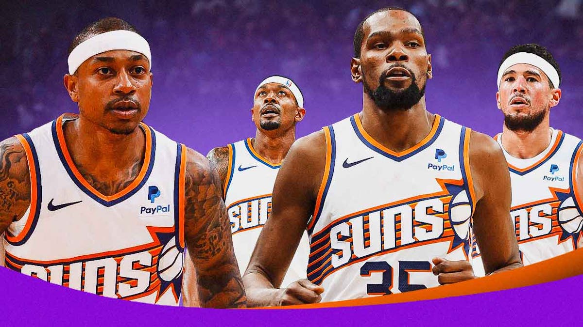 Suns' Isaiah Thomas with Kevin Durant, Devin Booker and Bradley Beal
